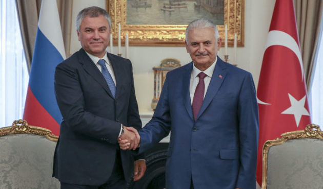 Binali Yıldırım, Rus yetkililerle bir araya geldi!