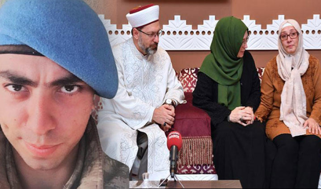Afrin şehidinin vasiyetini Diyanet yerine getirdi!