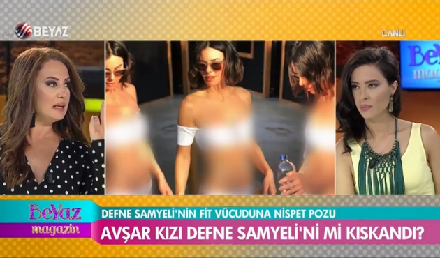 Defne Samyeli'nin fotoğraflarını eleştirdiler...