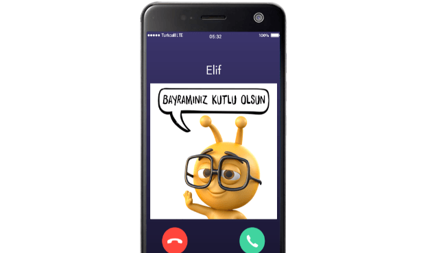 Bayramlaşmaya arama ekranından başlayın