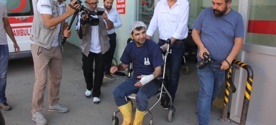 Acemi kasaplar hastanelere akın etti...