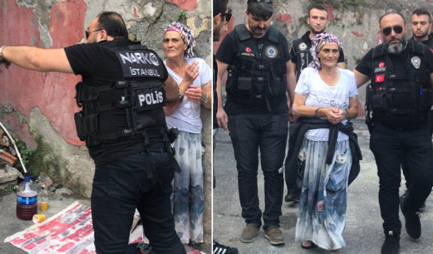 'Torbacı nene' bu kez kaçamadı!