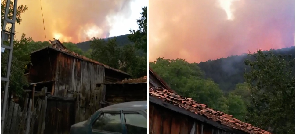 Kastamonu'nun cennet köşesi alev alev yanıyor!