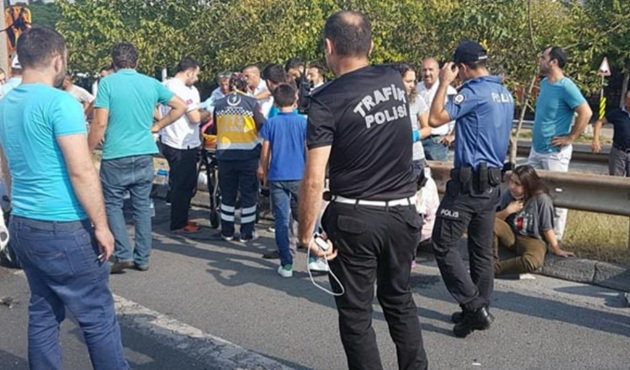 Etiler'de kaza!