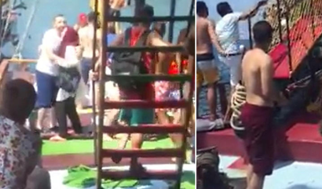 Tekneler birbirine inat yaptı, bilerek çarpıştı!