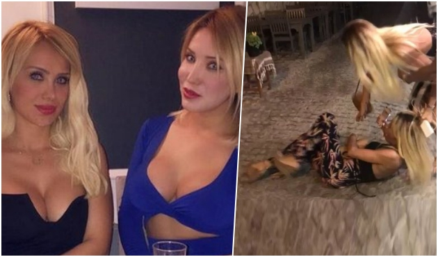 Ciciş kardeşler sokak ortasında birbirlerine girdi!
