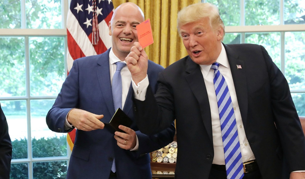 FIFA Başkanı Infantino'dan Trump'a kırmızı kart!