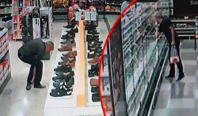 Çaldığı kıyafetlerle tekrar hırsızlığa gitti!