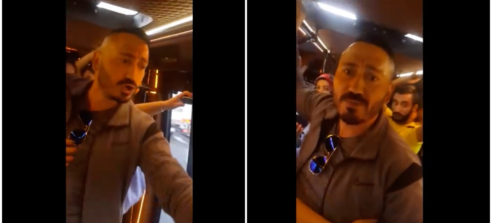 Minibüste genç kadına darp ve küfür!