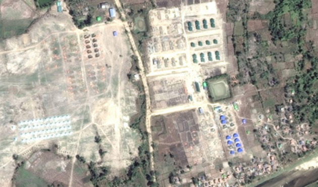 Myanmar'da soykırım uzaydan bile görülüyor!