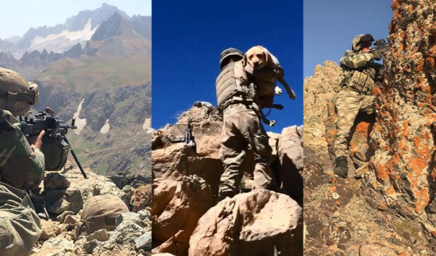 Mehmetçik 16 haini İkiyaka'daki PKK ininde öldürdü