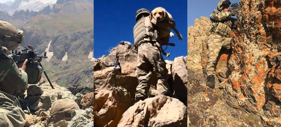 Mehmetçik 16 haini İkiyaka'daki PKK ininde öldürdü