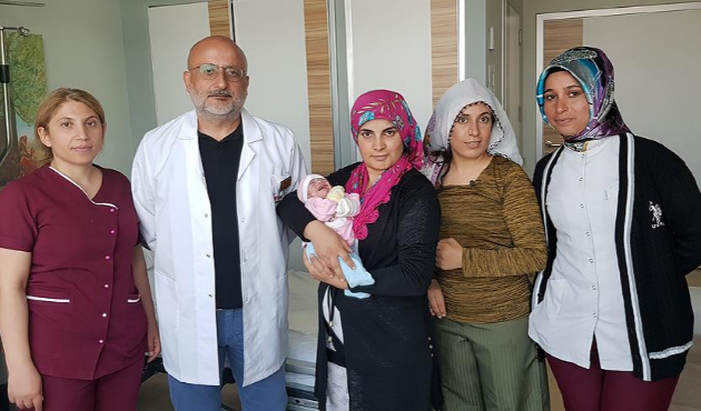 Ecrin bebek Gaziantep'te şifa buldu!