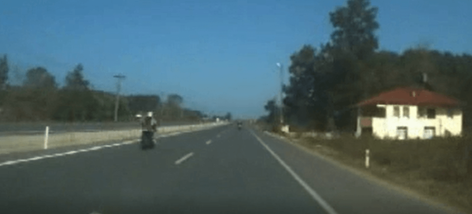 Motosikletli grubun son görüntüleri! / VİDEO