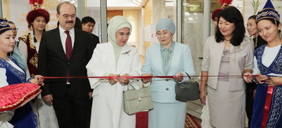 Emine Erdoğan, Cengiz Aytmatov Salonu'nu açtı!