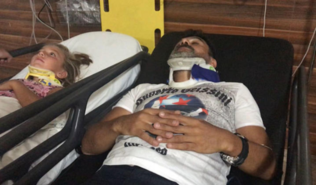Ünlü oyuncu tatil yolunda kaza geçirdi!