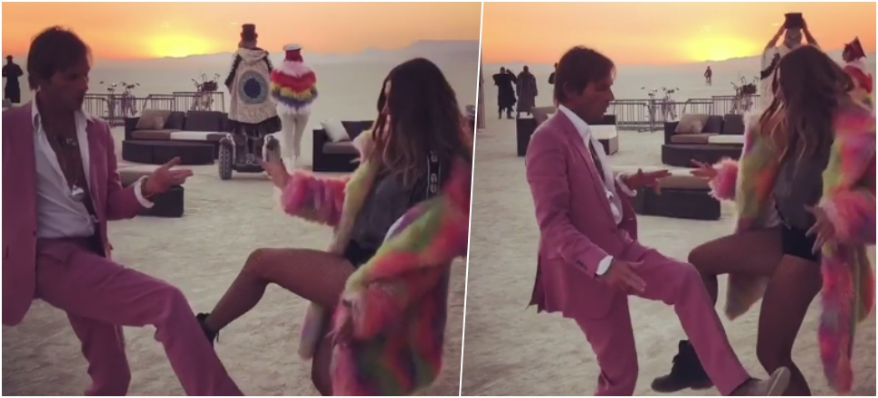 Şeyma Subaşı Burning Man'de kendinden geçti! /VİDEO