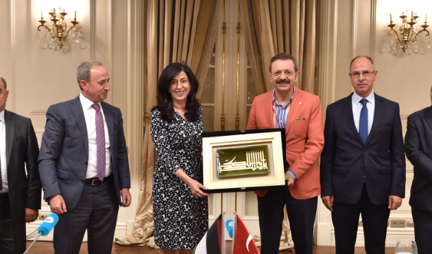Hisarcıklıoğlu: “Türk iş dünyası olarak, Filistin’e sanayi bölgeleri ile katkı sağlayabiliriz”