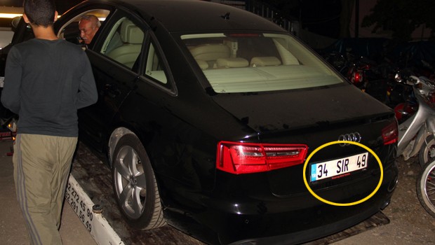 FETÖ imamının aracında dikkat çeken plaka!