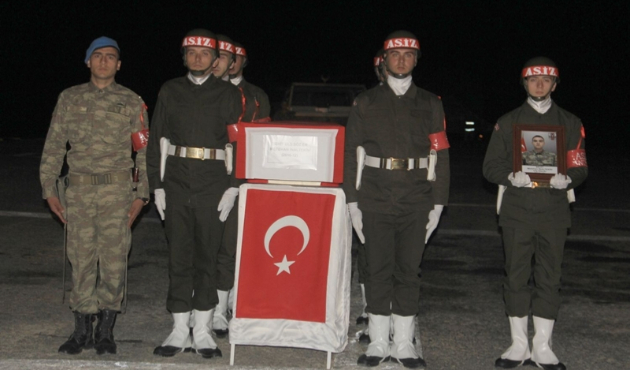 Hakkari şehidi İnaltekin için tören düzenlendi...