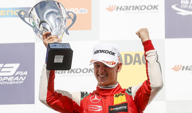 Schumacher'in oğlu babasının izinde!