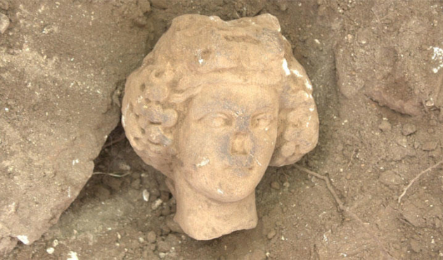 Dionysos heykelinin başı Mersin'de bulundu!