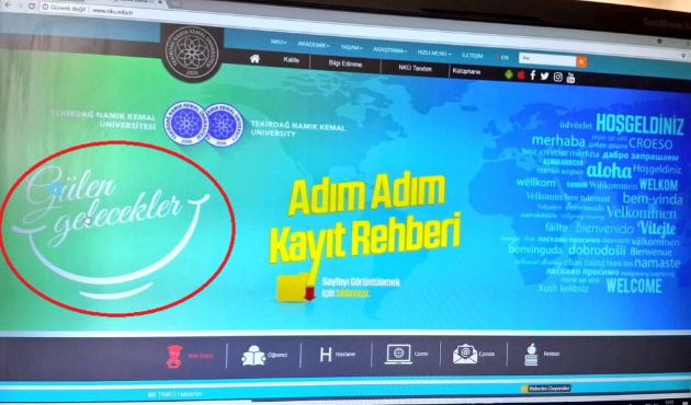 Üniversite sitesinde "Gülen gelecekler" skandalı!
