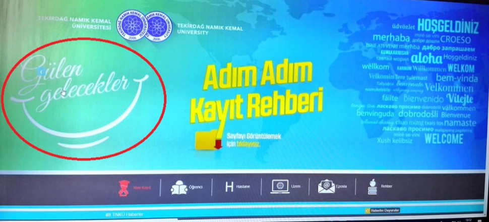Üniversite sitesinde "Gülen gelecekler" skandalı!