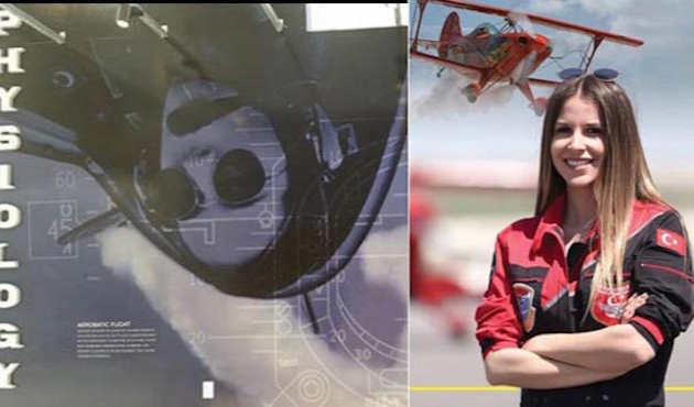 Türkiye'nin tek kadın sivil akrobasi pilotundan büyük başarı!
