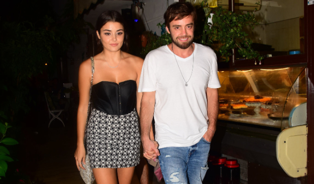 Hande Erçel, Murat Dalkılıç'ı elinin tersiyle itti!