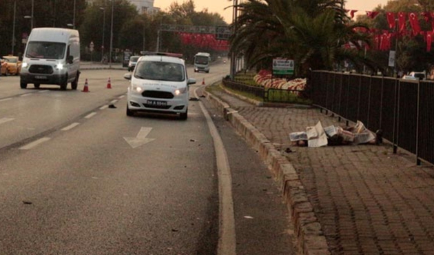 Çarpma sonucu 50 metre ileri fırladı!