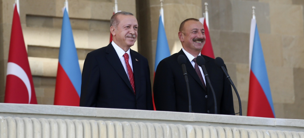 Cumhurbaşkanı Erdoğan'dan Bakü'de kardeşlik mesajı!