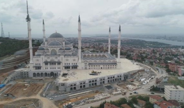 İstanbul'un yeni incisi havadan görüntülendi!