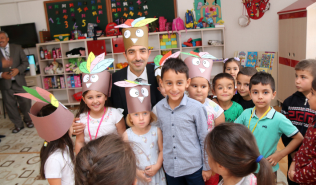 Şehit Bedirhan adına yapılan okulda ilk ders zili çaldı!
