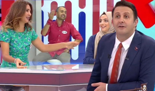 Yarışmacı çiftin cevabı sunucuyu hayrete düşürdü! /VİDEO