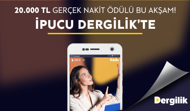 20 bin TL ödüllü Hadi’nin ipucu Dergilik’te