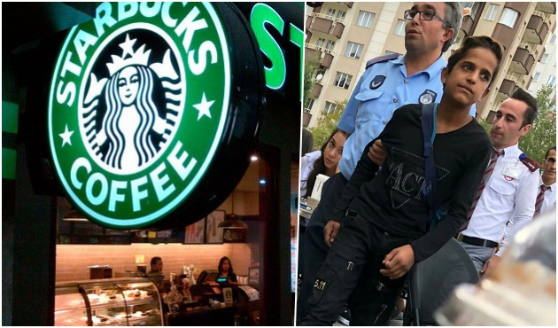 Starbucks Adem'e zabıta müdahalesi!