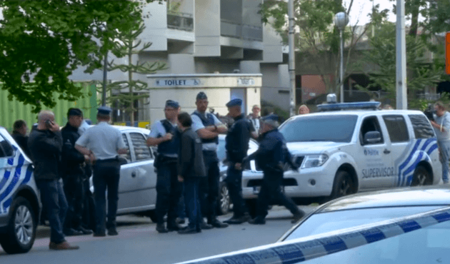 Belçika'da polise bıçakla saldıran adam vuruldu!