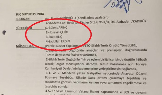 4 Bakan'a suç duyurusu: FETÖ bağlantıları araştırılsın!