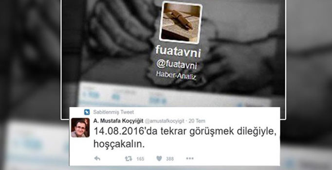'14 Ağustos'ta görüşürüz' mesajını yazan isim itiraf etti: Para karşılığı yaptım!