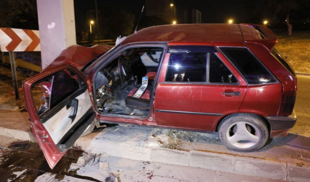 Ankara'da feci kaza!