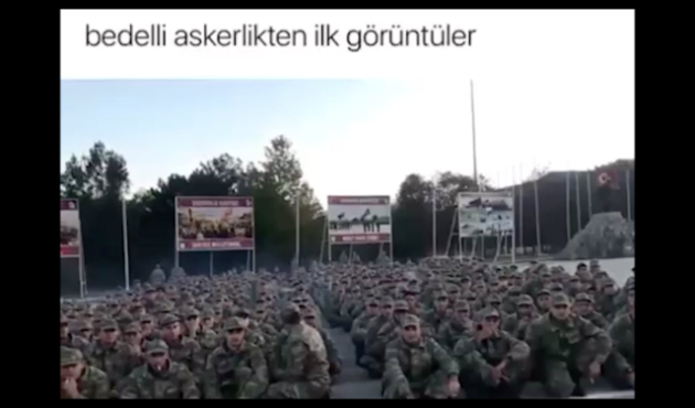 Bedelli askerlikten ilk görüntüler geldi...