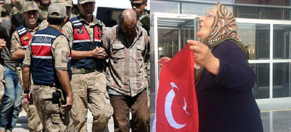 Yaşlı kadın suratlarına tükürmeye geldi!