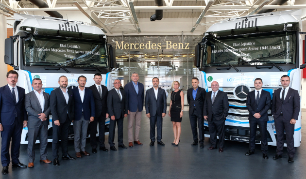 Mercedes-Benz Türk’ten Ekol Lojistik’e  150 Adetlik Actros 1845 Teslimatı