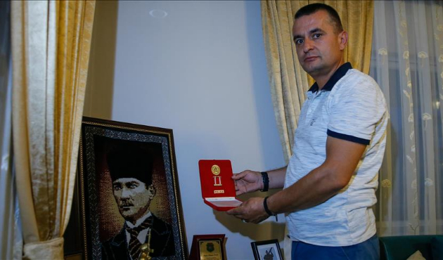 Gazi İnan'ın örnek yaşama azmi!