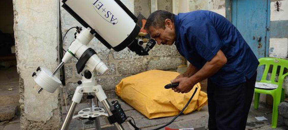 Diyarbakırlı amatör astronom, teleskobuna kavuştu!