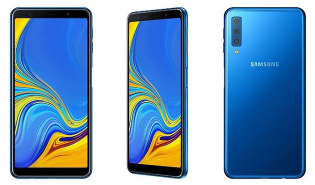 Üç arka kameralı Galaxy A7 geliyor...