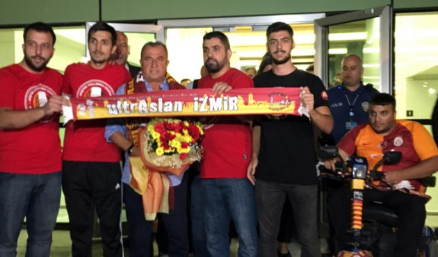 Galatasaray’a coşkulu karşılama!