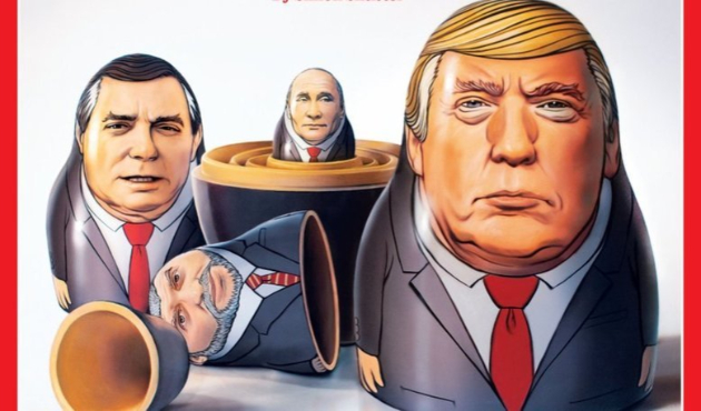 Time'dan Putin ve Trump'lı kapak!
