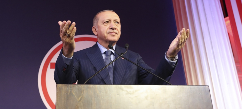 Başkan Erdoğan Fırat'ın Doğusu'nu işaret etti...